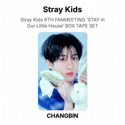 Stray Kids 6TH FANMEETING ‘STAY in Our Little House’ BOX TAPE SET Official Photocard