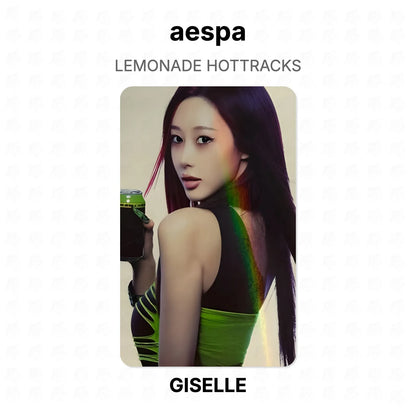 aespa LEMONADE HOTTRACKS Official Photocard