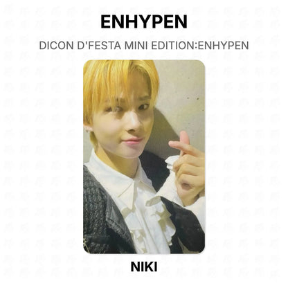 ENHYPEN DICON D'FESTA MINI EDITION:ENHYPEN Official Photocard