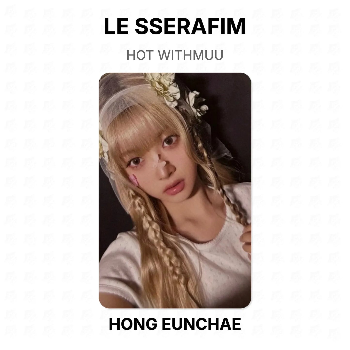 LE SSERAFIM HOT WITHMUU Official Photocard