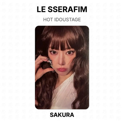 LE SSERAFIM HOT IDOUSTAGE Official Photocard
