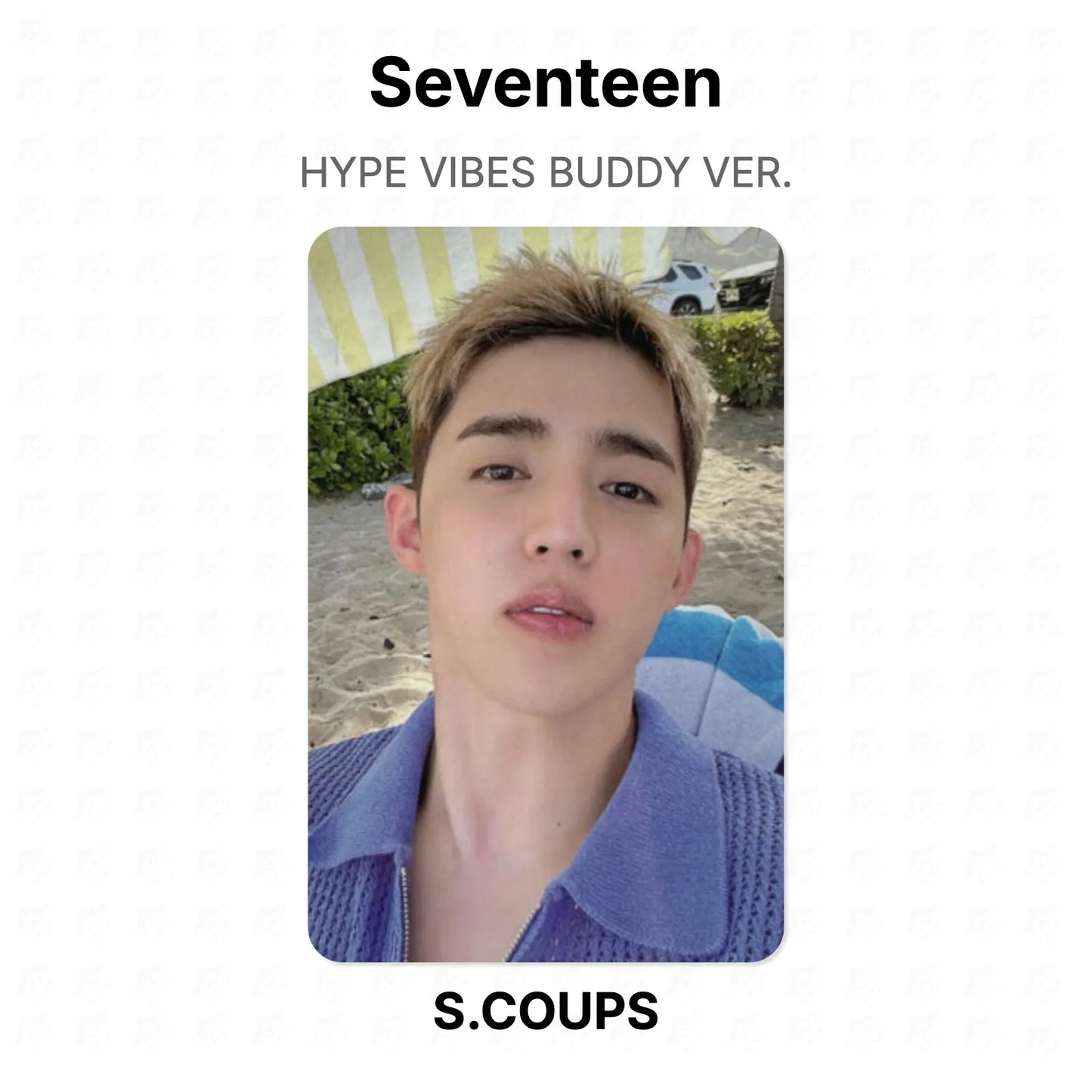 Seventeen HYPE VIBES BUDDY VER. Official Photocard