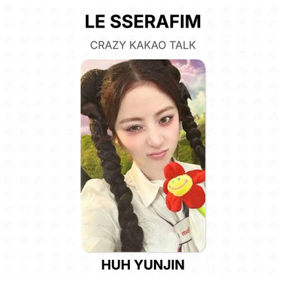 LE SSERAFIM CRAZY KAKAO TALK Official Photocard