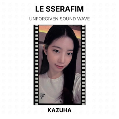 LE SSERAFIM UNFORGIVEN SOUND WAVE Official Photocard
