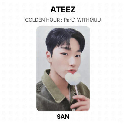 ATEEZ GOLDEN HOUR : Part.1 WITHMUU Official Photocard