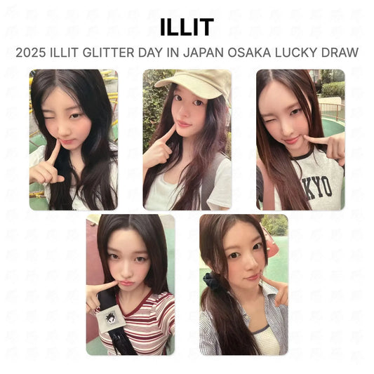 ILLIT 2025 ILLIT GLITTER DAY IN JAPAN OSAKA LUCKY DRAW Official Photocard