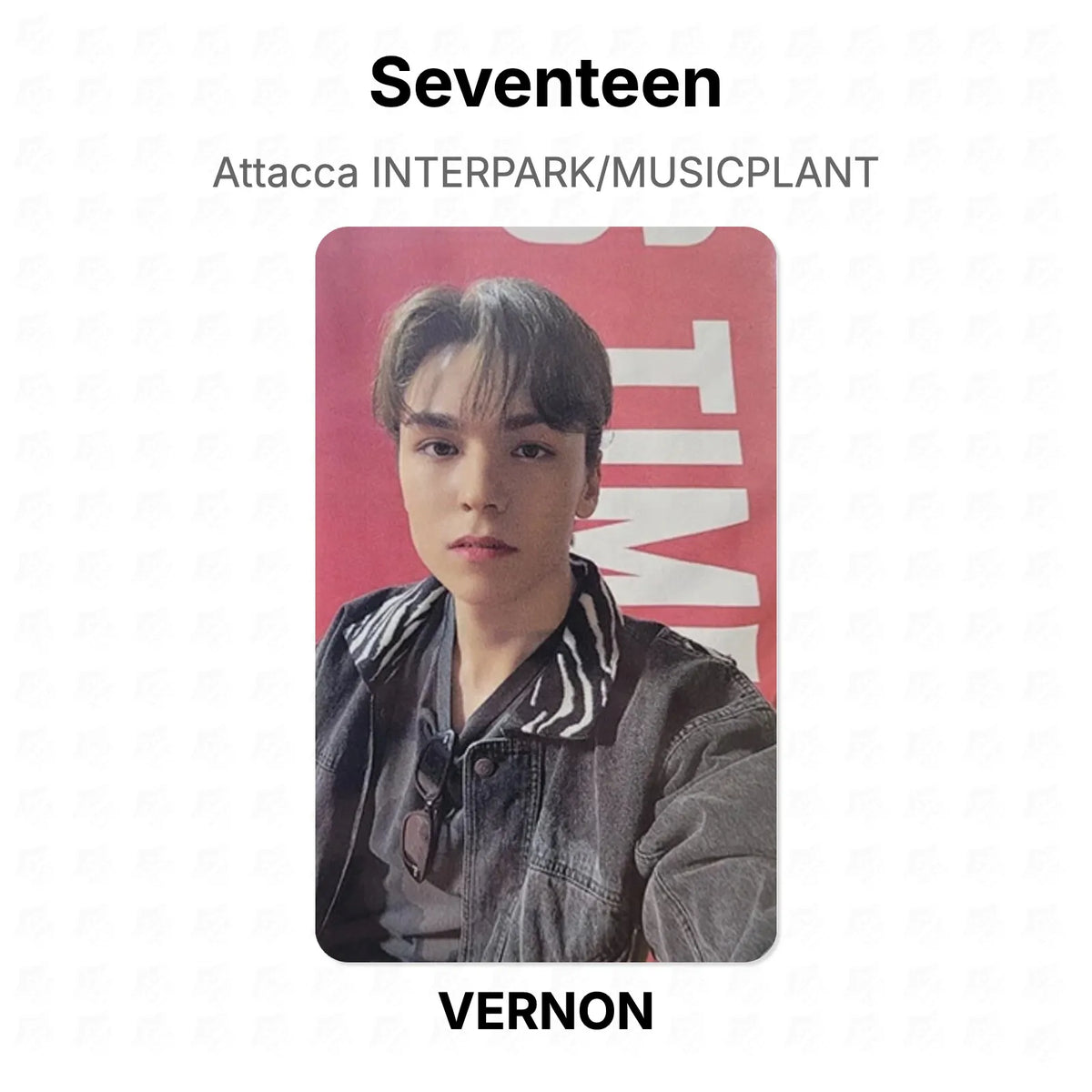 Seventeen Attacca INTERPARK/MUSICPLANT photocard ufficiale
