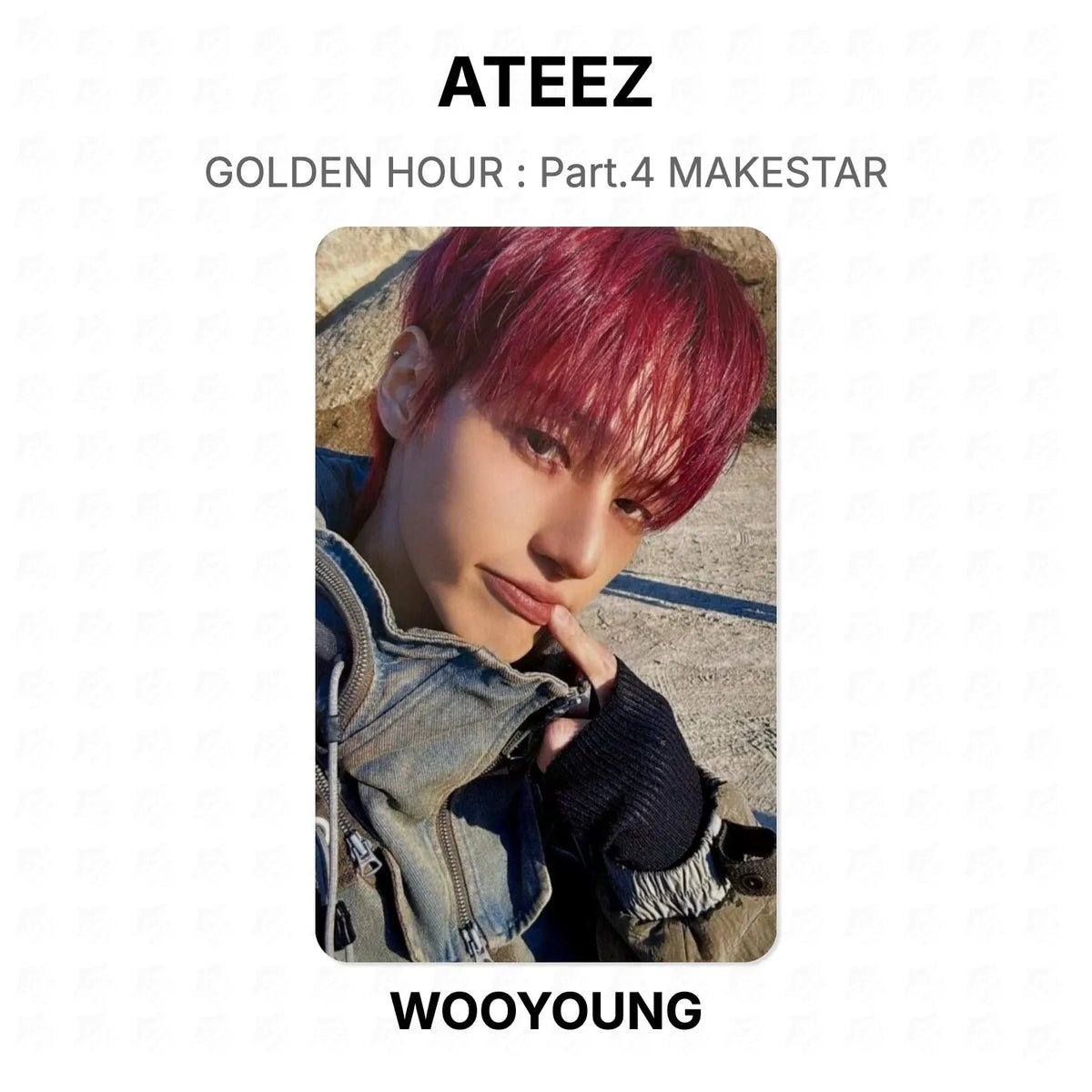 ATEEZ GOLDEN HOUR : Part.4 MAKESTAR Official Photocard