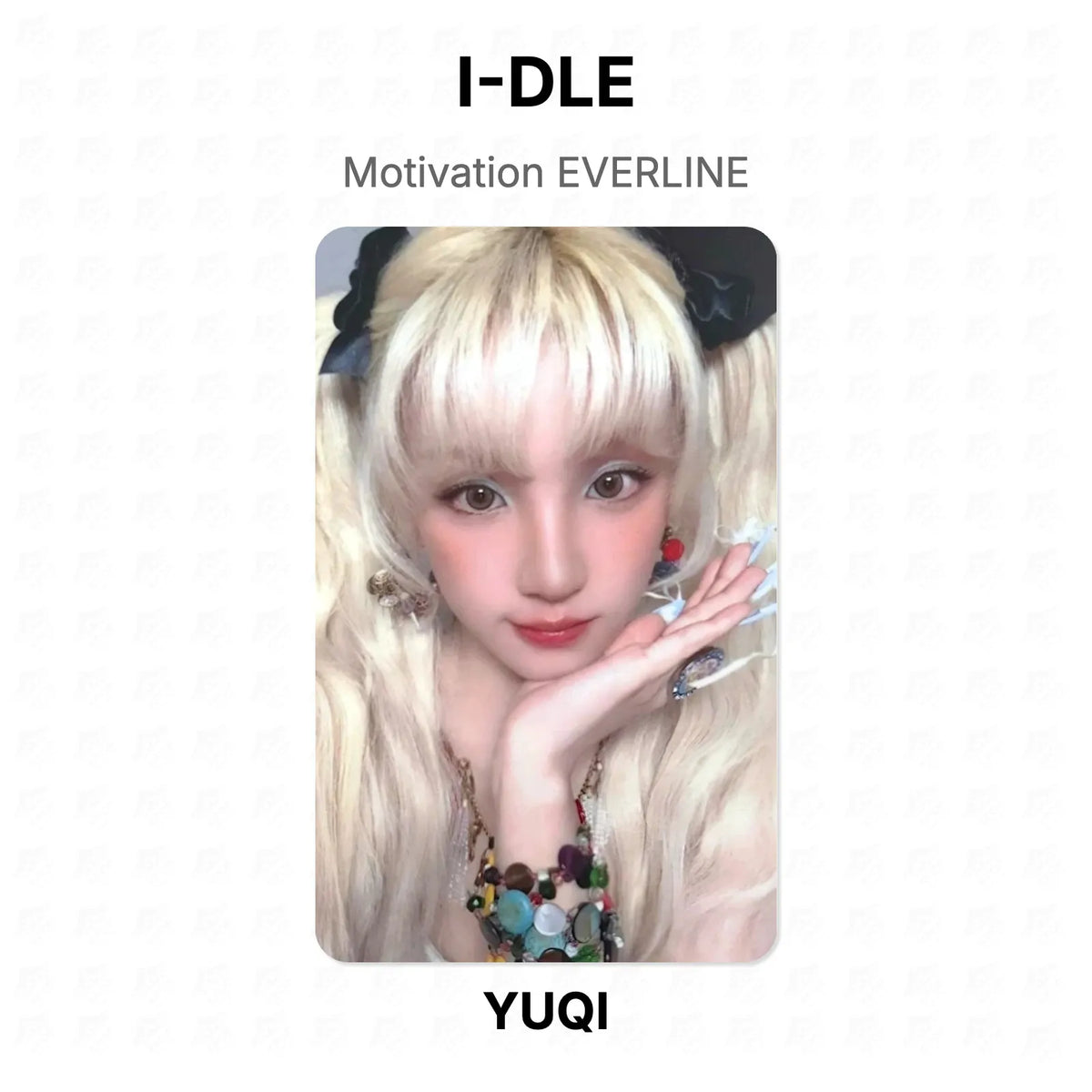 I-DLE Motivation EVERLINE Official Photocard