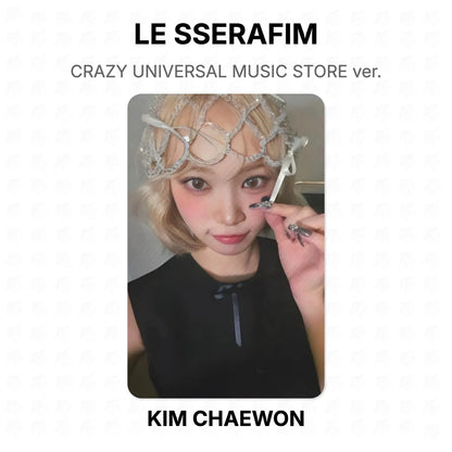LE SSERAFIM CRAZY UNIVERSAL MUSIC STORE ver. Official Photocard