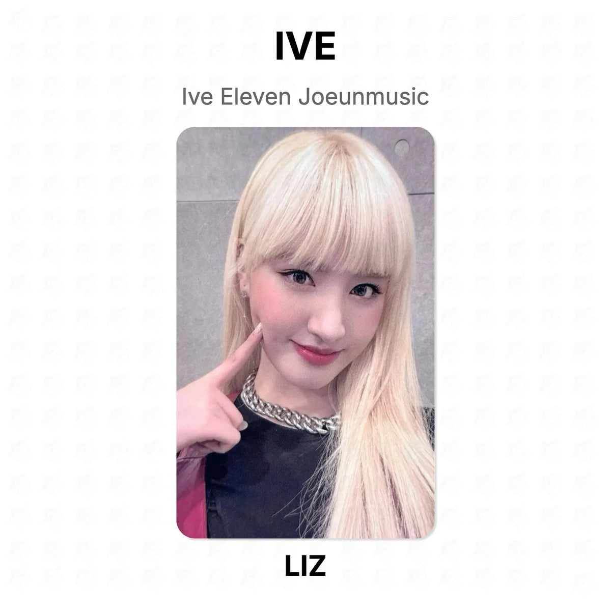 IVE Eleven Joeunmusic Official Photocard