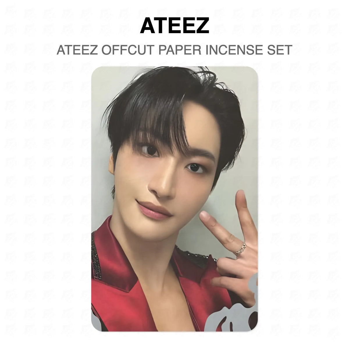 ATEEZ OFFCUT PAPER INCENSE SET Official Photocard