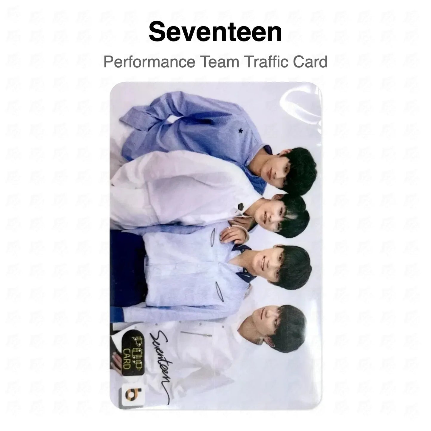 Seventeen Performance Team Traffic Card Official Photocard