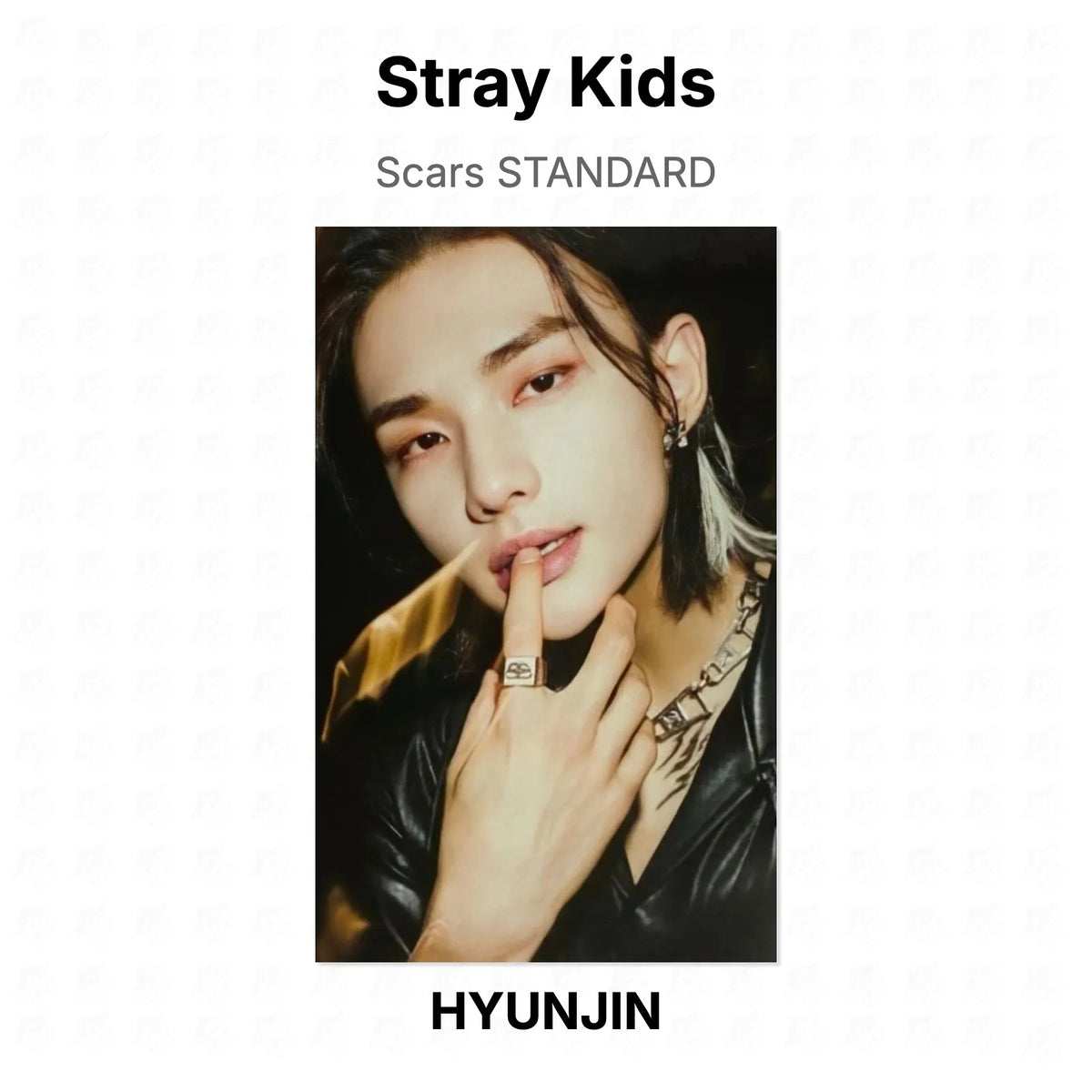 Stray Kids Scars STANDARD Official Photocard