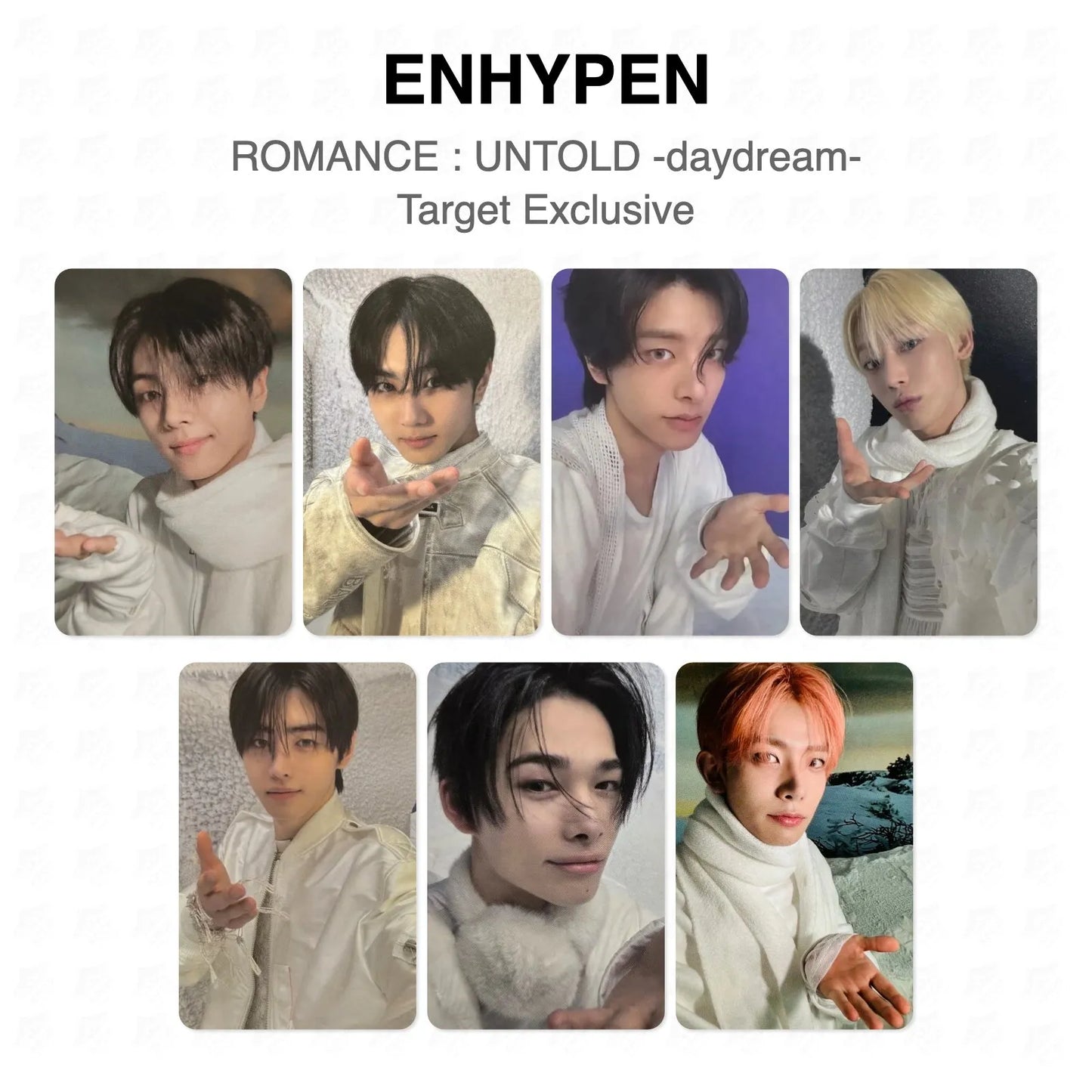 ENHYPEN ROMANCE : UNTOLD -daydream- Target Exclusive Official Photocard