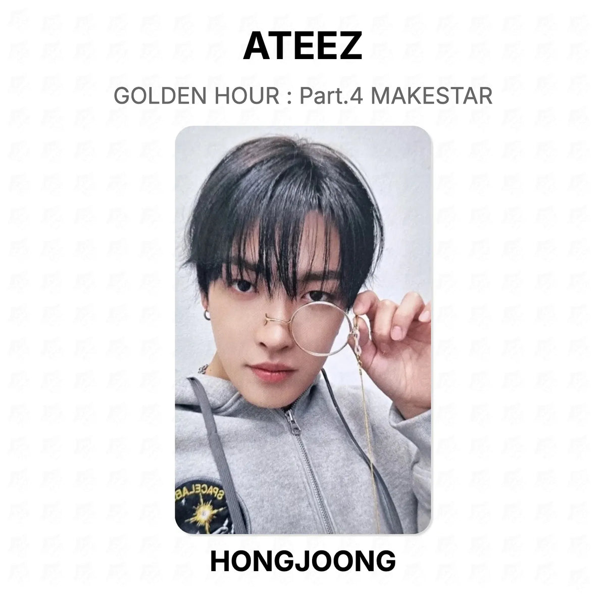 ATEEZ GOLDEN HOUR : Part.4 MAKESTAR Official Photocard