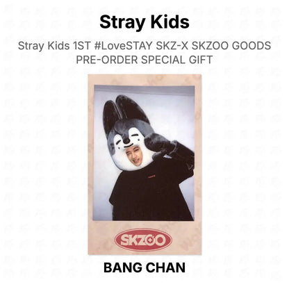 Stray Kids 1ST #LoveSTAY SKZ-X SKZOO GOODS PRE-ORDER SPECIAL GIFT Official Photocard