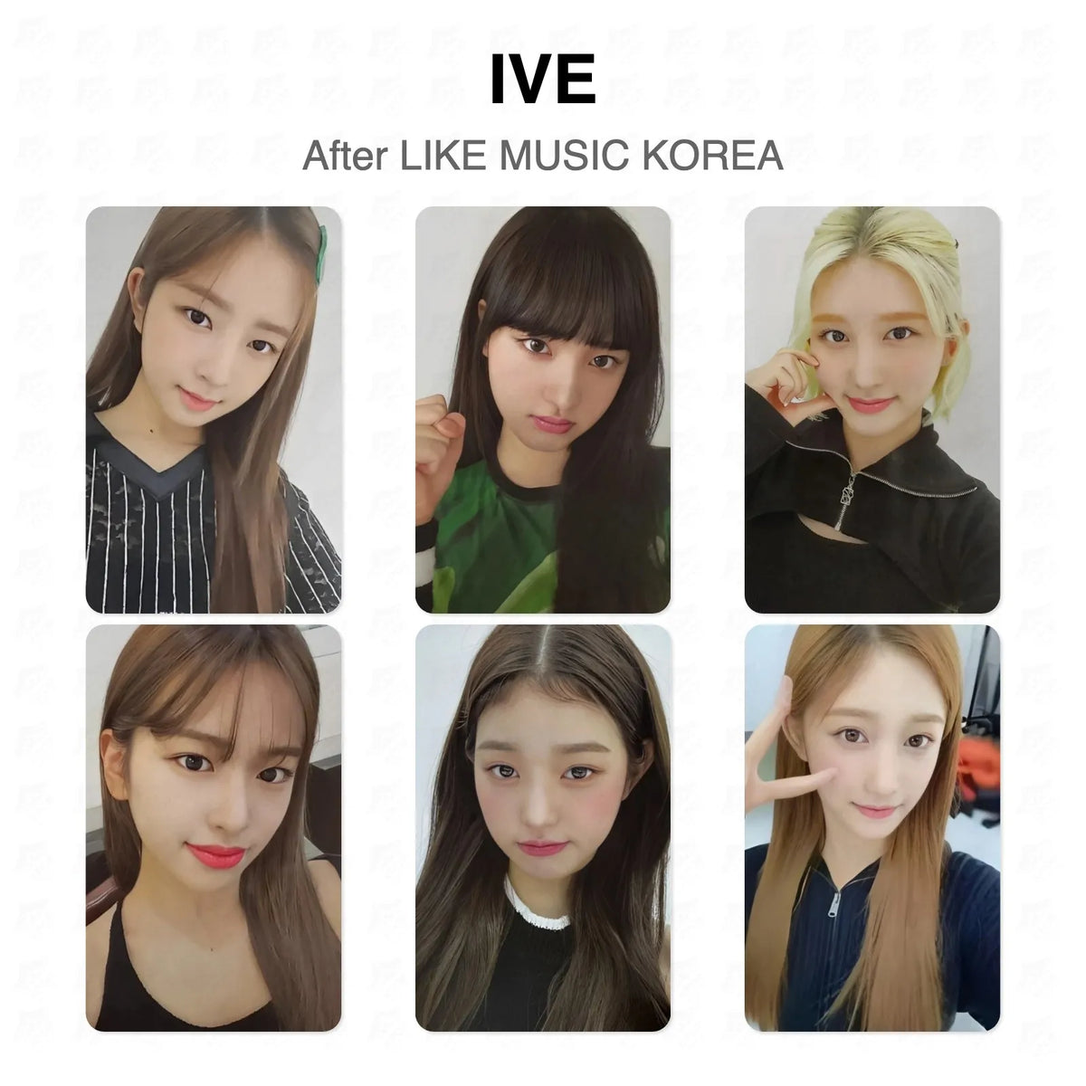 IVE After LIKE MUSIC KOREA Official Photocard