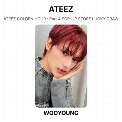 ATEEZ GOLDEN HOUR : Part.4 POP-UP STORE LUCKY DRAW Official Photocard