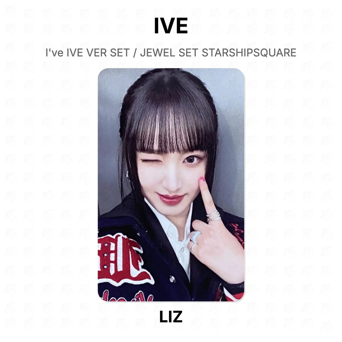 IVE I've IVE VER SET / JEWEL SET STARSHIPSQUARE Official Photocard