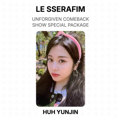 LE SSERAFIM UNFORGIVEN COMEBACK SHOW SPECIAL PACKAGE Official Photocard