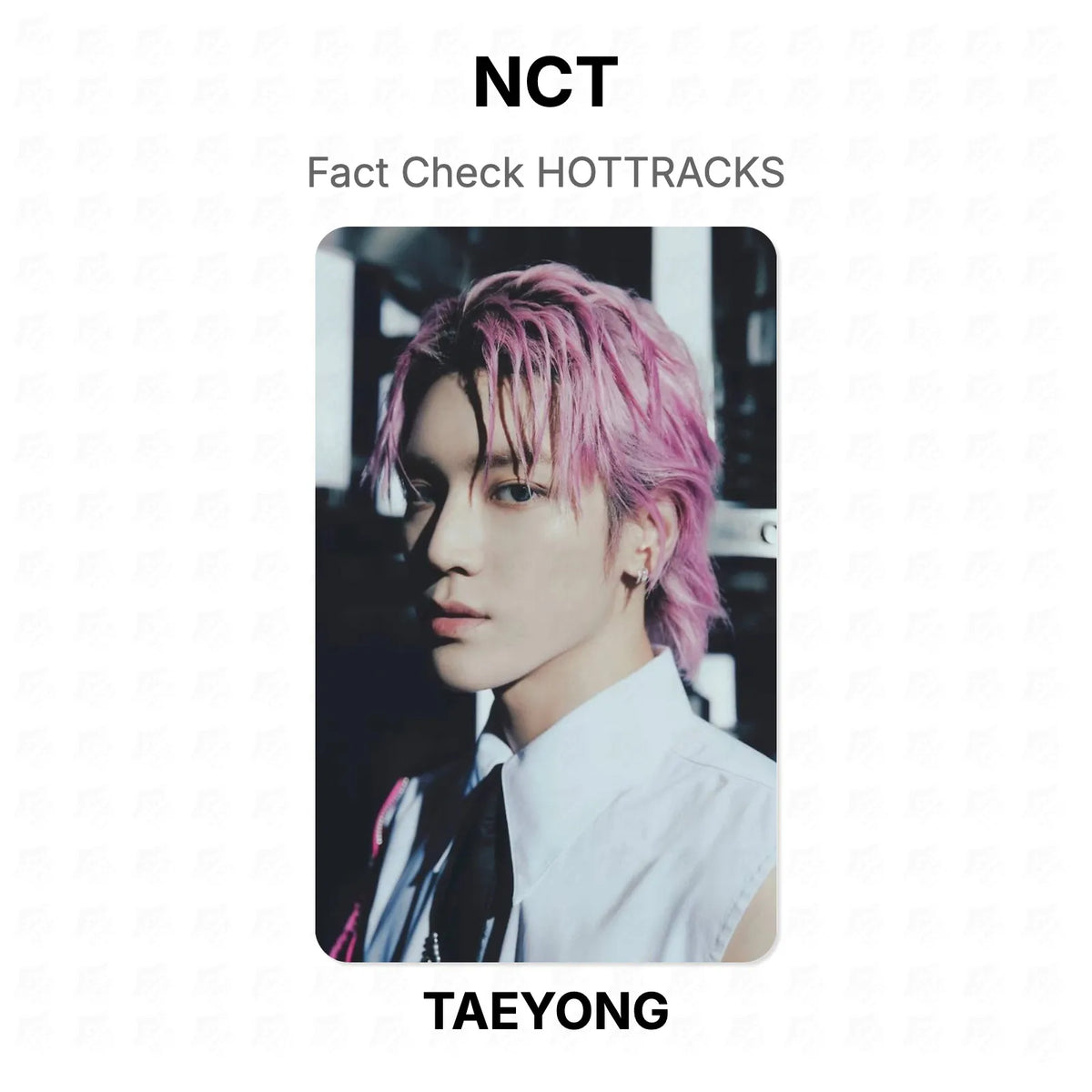 NCT Fact Check HOTTRACKS Official Photocard