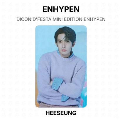 ENHYPEN DICON D'FESTA MINI EDITION:ENHYPEN Official Photocard