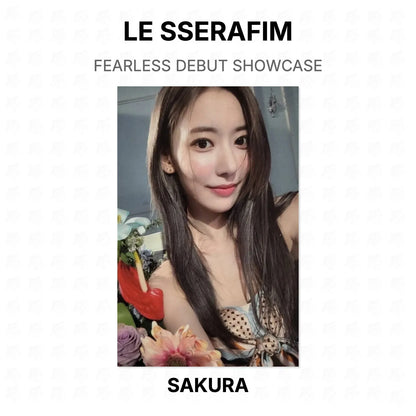 LE SSERAFIM FEARLESS DEBUT SHOWCASE Official Photocard