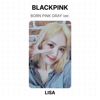 BLACKPINK BORN PINK GRAY ver. Official Photocard
