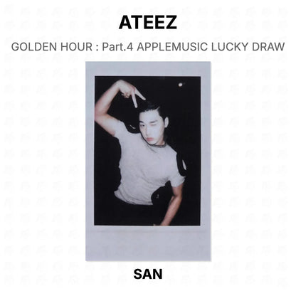 ATEEZ GOLDEN HOUR : Part.4 APPLEMUSIC LUCKY DRAW Official Photocard