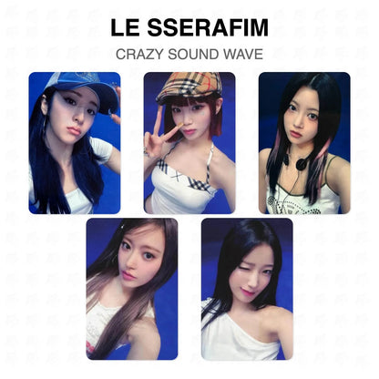 LE SSERAFIM CRAZY SOUND WAVE Official Photocard