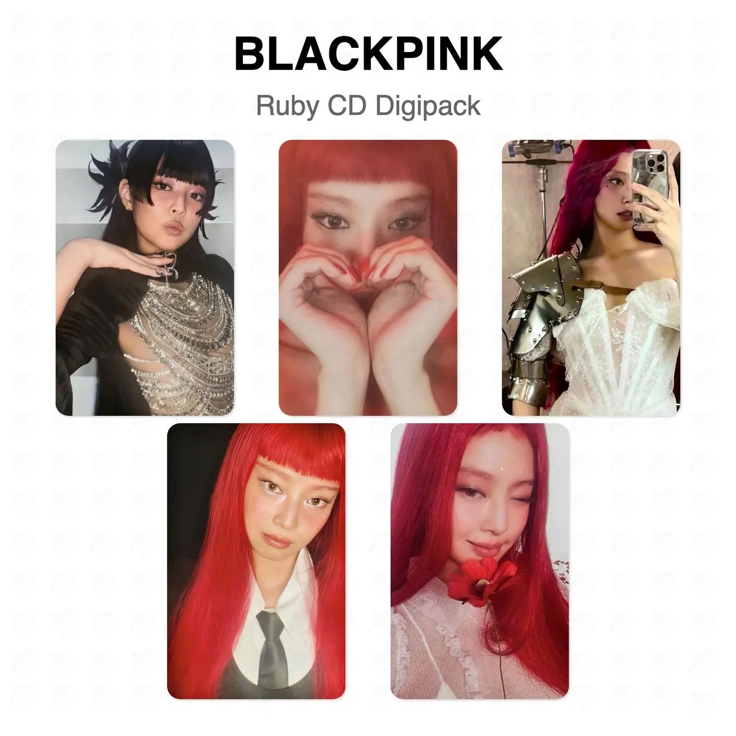 BLACKPINK Ruby CD Digipack Official Photocard