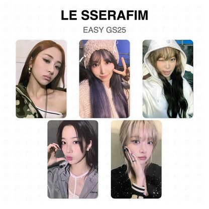 LE SSERAFIM EASY GS25 Official Photocard