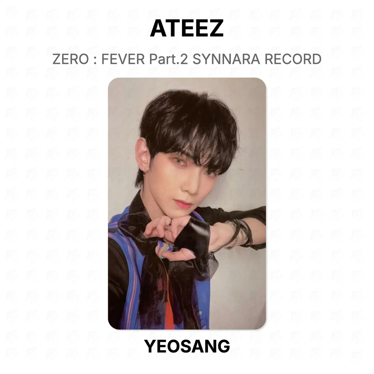 ATEEZ ZERO : FEVER Part.2 SYNNARA RECORD Official Photocard