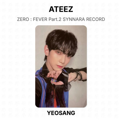 ATEEZ ZERO : FEVER Part.2 SYNNARA RECORD Official Photocard