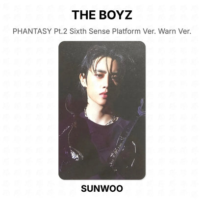 THE BOYZ PHANTASY Pt.2 Sixth Sense Platform Ver. Warn Ver. Official Photocard