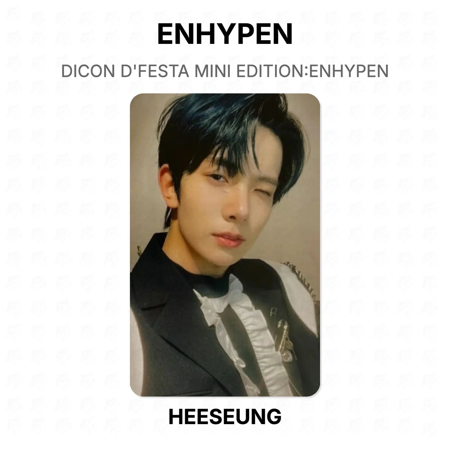 ENHYPEN DICON D'FESTA MINI EDITION:ENHYPEN Official Photocard