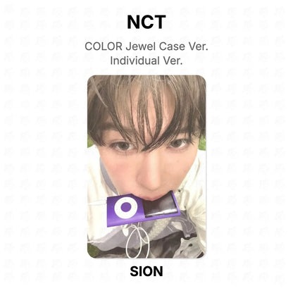 NCT COLOR Jewel Case Ver. Individual Ver. Official Photocard