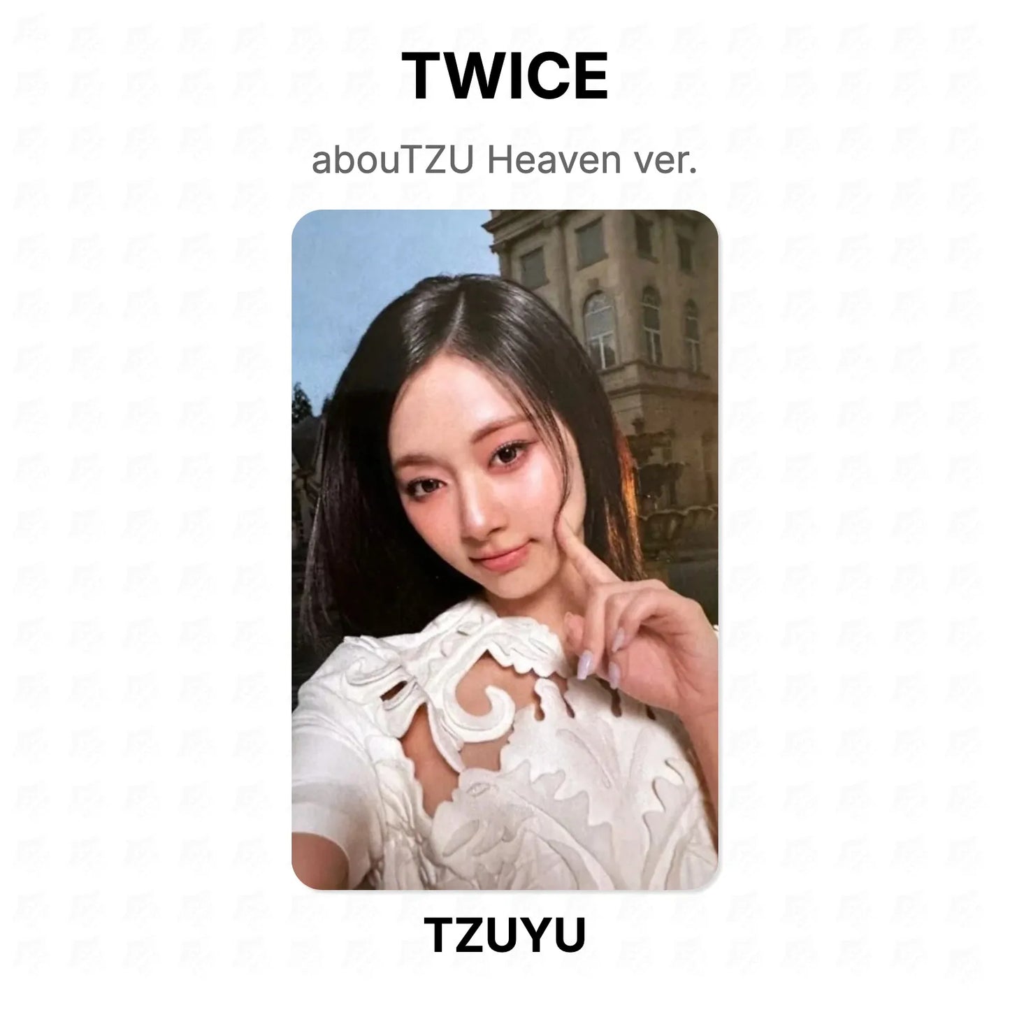 TWICE abouTZU Heaven ver. Official Photocard