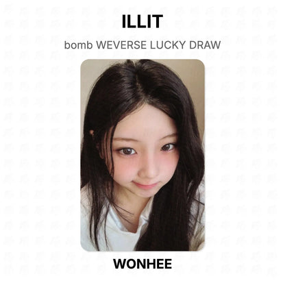 ILLIT bomb WEVERSE LUCKY DRAW Official Photocard