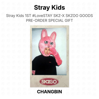 Stray Kids 1ST #LoveSTAY SKZ-X SKZOO GOODS PRE-ORDER SPECIAL GIFT Official Photocard