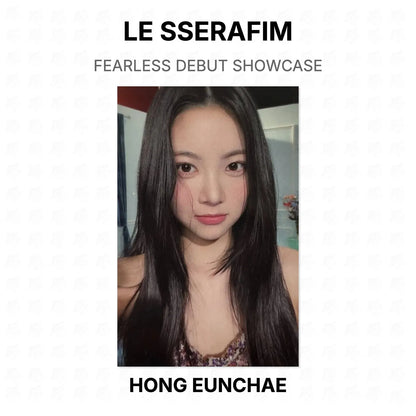 LE SSERAFIM FEARLESS DEBUT SHOWCASE Official Photocard