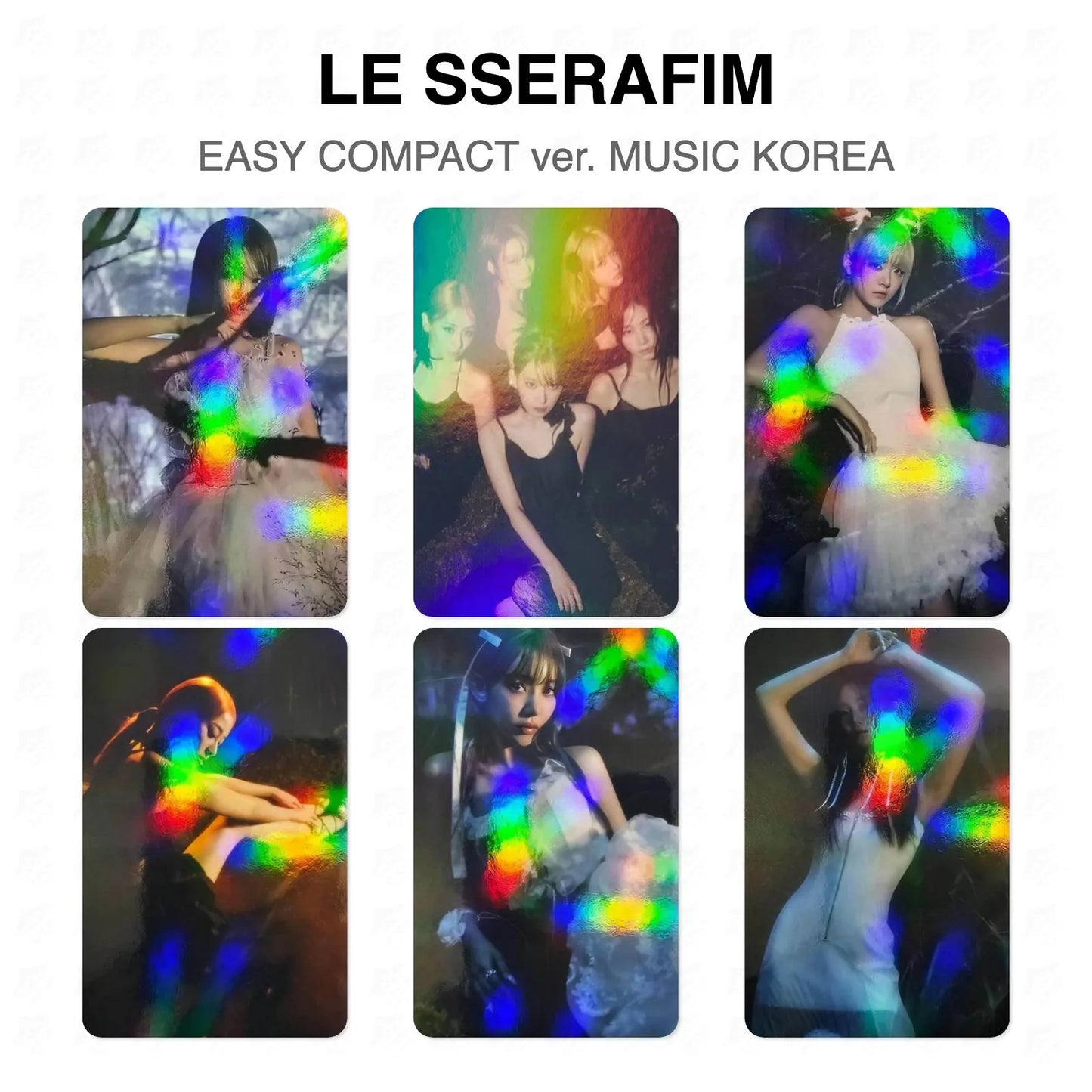 LE SSERAFIM EASY COMPACT ver. MUSIC KOREA Official Photocard