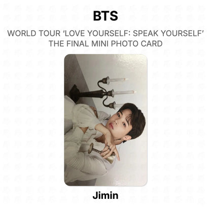 BTS WORLD TOUR ‘LOVE YOURSELF: SPEAK YOURSELF’ THE FINAL MINI PHOTO CARD photocard oficial