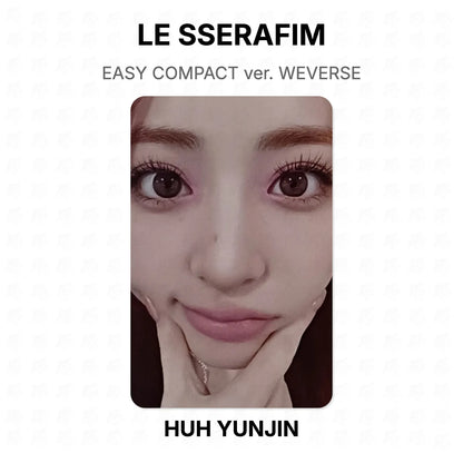 LE SSERAFIM EASY COMPACT ver. WEVERSE Official Photocard
