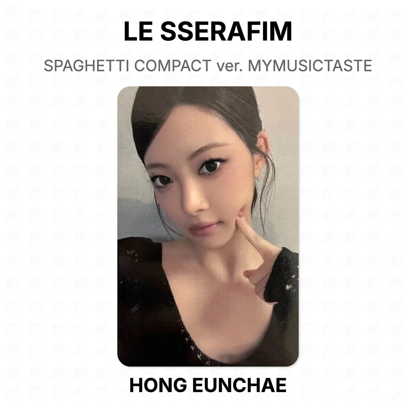 LE SSERAFIM SPAGHETTI COMPACT ver. MYMUSICTASTE Official Photocard