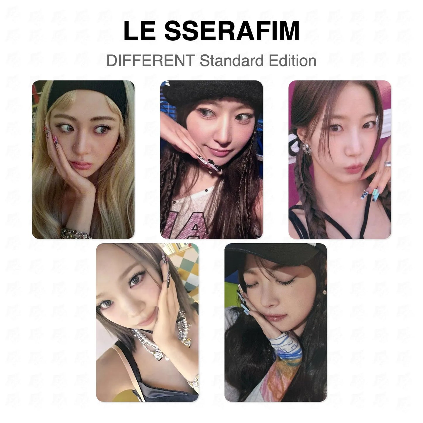 LE SSERAFIM DIFFERENT Standard Edition Official Photocard