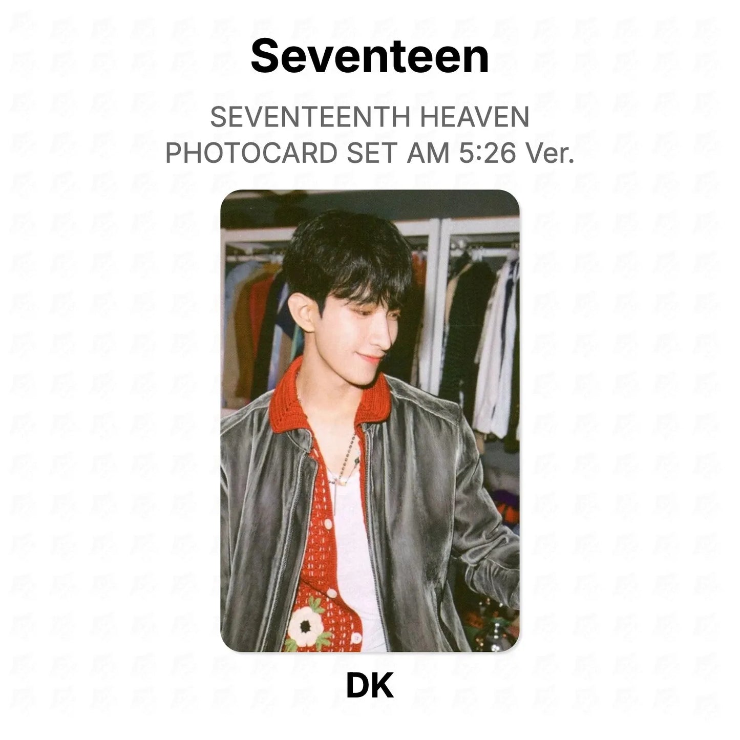 Seventeen SEVENTEENTH HEAVEN PHOTOCARD SET AM 5:26 Ver. Official Photocard