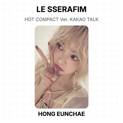 LE SSERAFIM HOT COMPACT Ver. KAKAO TALK Official Photocard