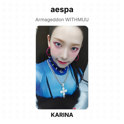aespa Armageddon WITHMUU Official Photocard